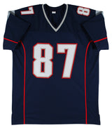 Rob Gronkowski Authentic Signed Navy Blue Pro Style Jersey BAS Witnessed