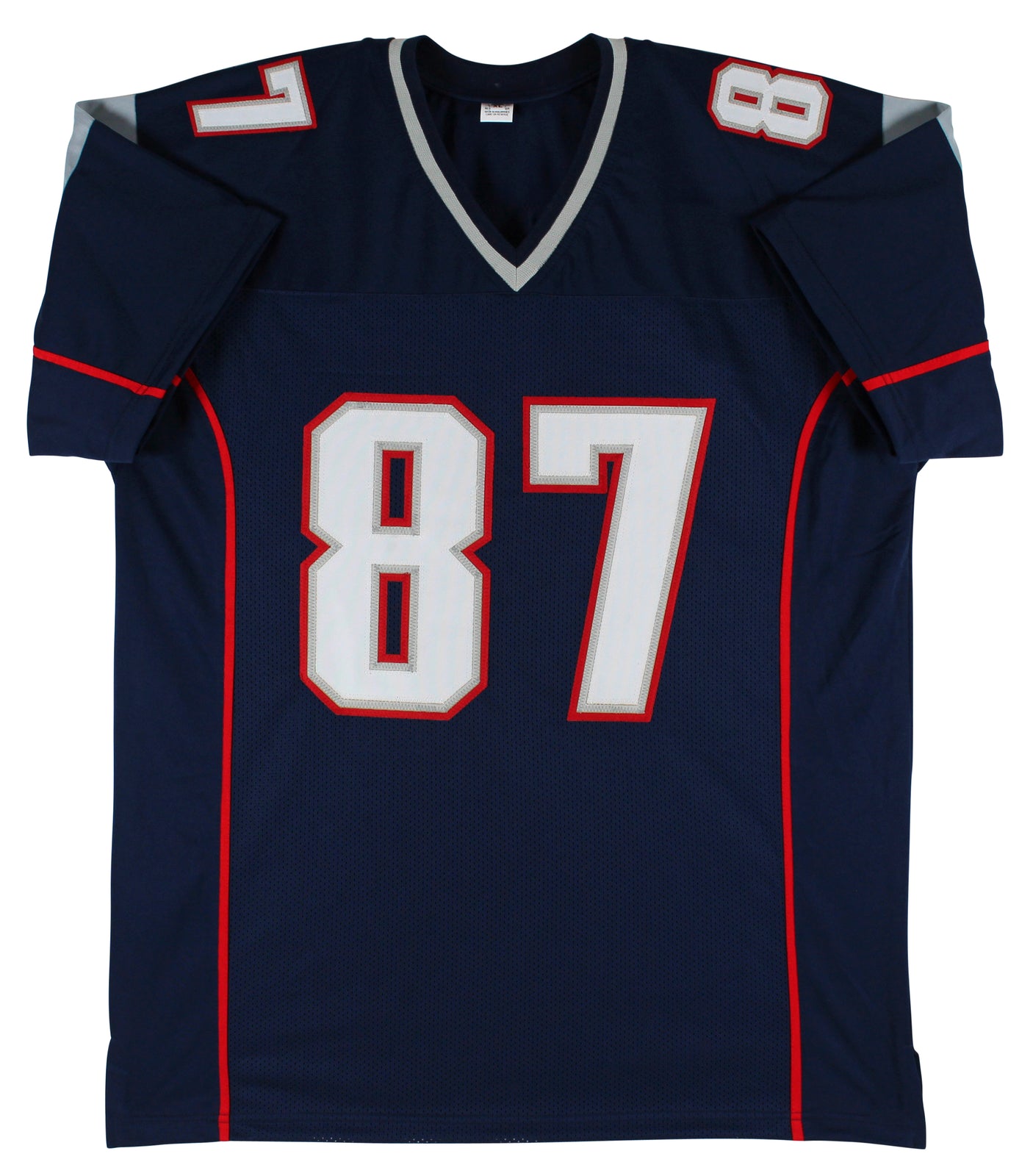 Rob Gronkowski Authentic Signed Navy Blue Pro Style Jersey BAS Witnessed