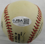 Enos Slaughter Signed Rawlings Baseball JSA CN60384