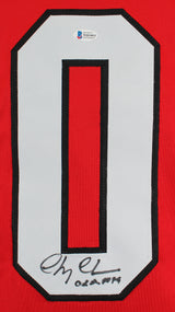 Chevy Chase Christmas Vacation "Clark" Signed Red Hockey Jersey BAS Wit #WD24011