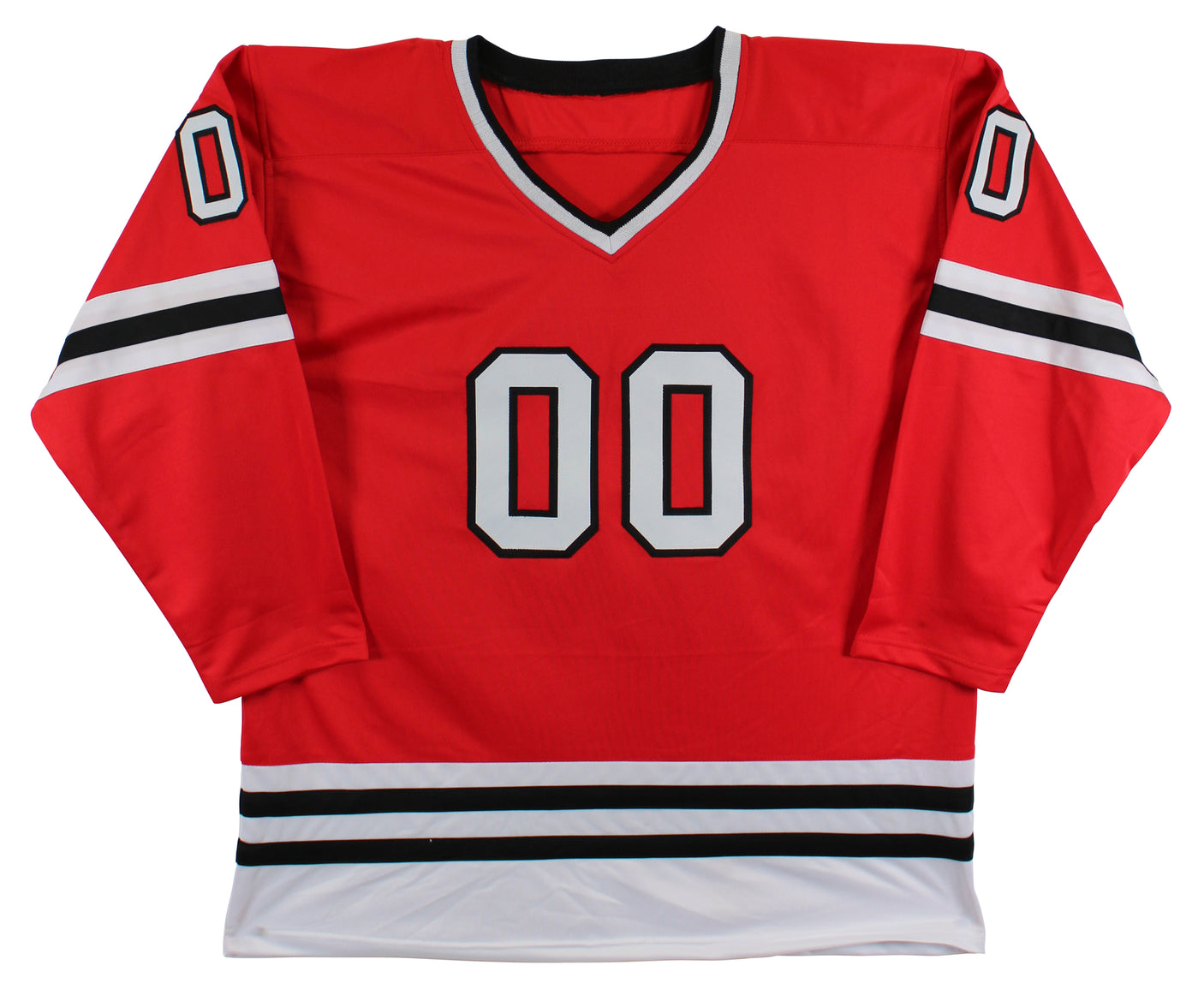 Chevy Chase Christmas Vacation "Clark" Signed Red Hockey Jersey BAS Wit #WD24011