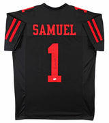 Deebo Samuel Authentic Signed Black Pro Style Jersey Autographed JSA 3