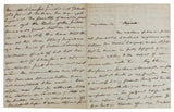 Martin Van Buren Signed 9.75x15.75 1828 2 Page Handwritten Letter BAS #AB77794