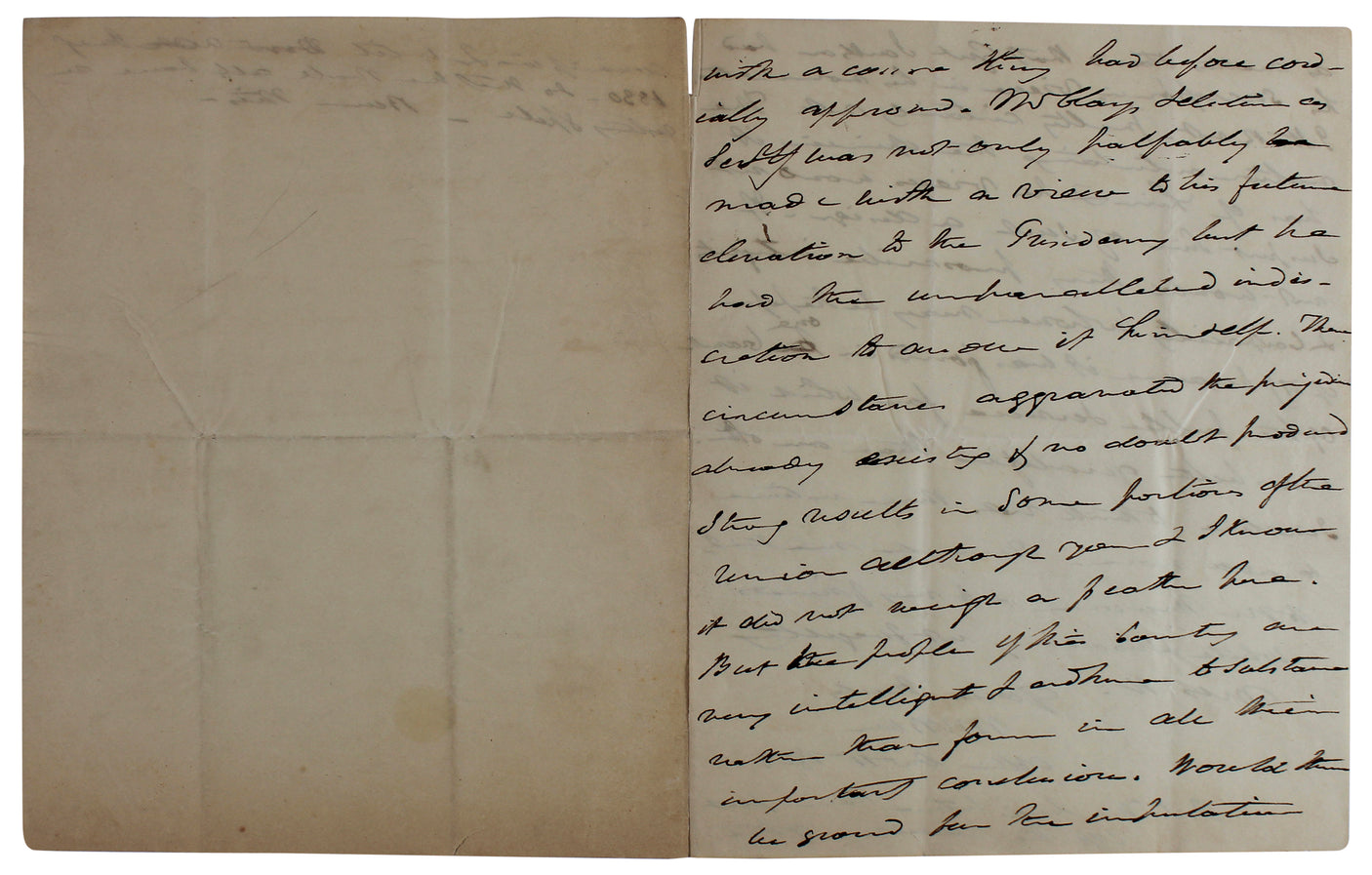 Martin Van Buren Signed 9.75x15.75 1828 2 Page Handwritten Letter BAS #AB77794