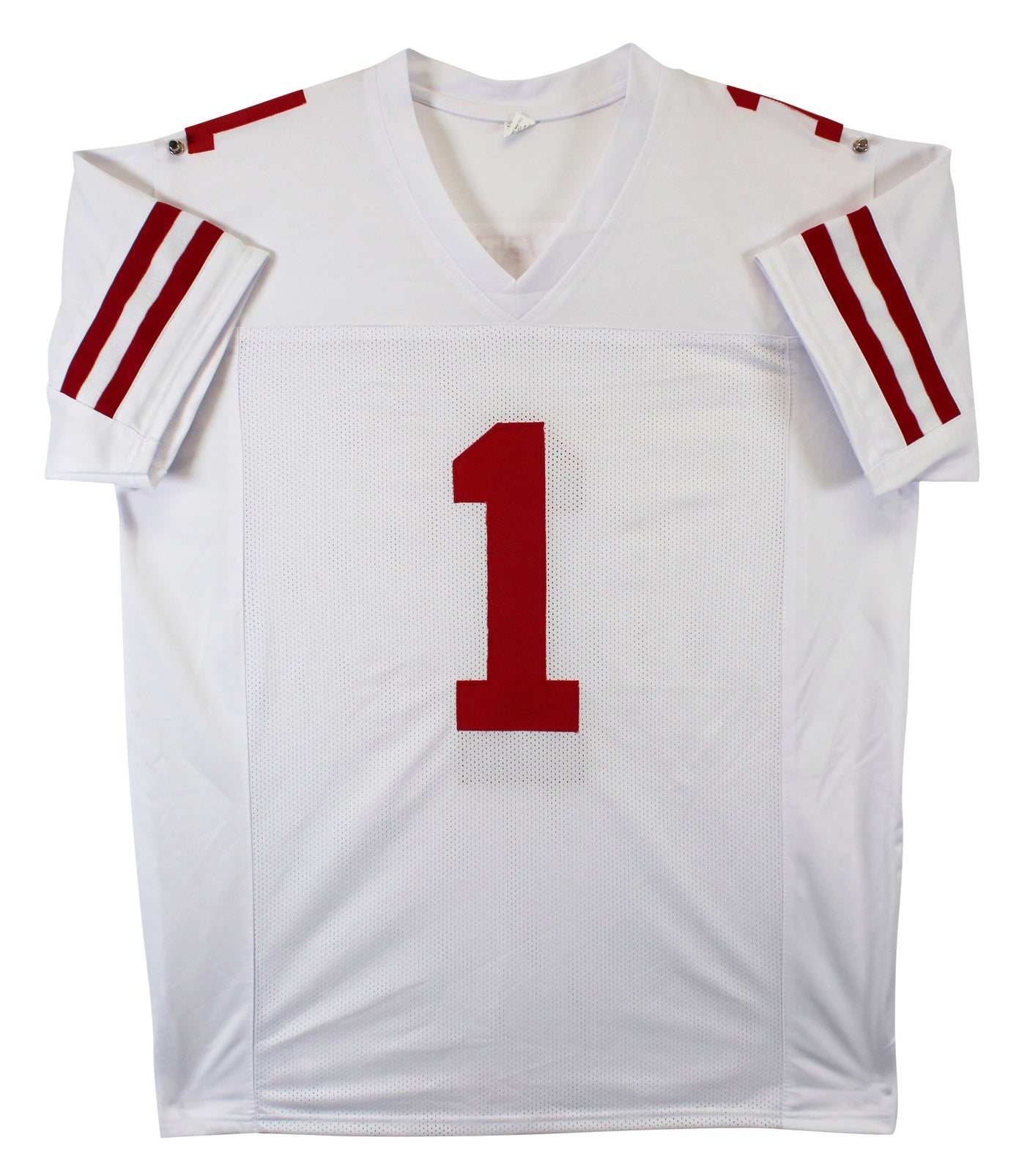 Deebo Samuel Authentic Signed White Pro Style Jersey Autographed JSA 3