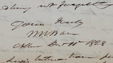 Martin Van Buren Signed 9.75x15.75 1828 2 Page Handwritten Letter BAS #AB77794