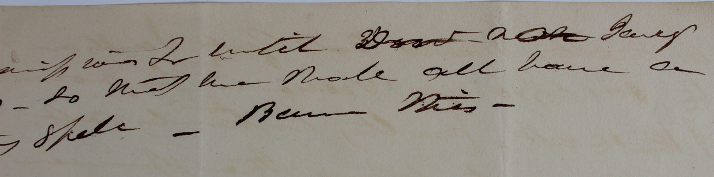 Martin Van Buren Signed 9.75x15.75 1828 2 Page Handwritten Letter BAS #AB77794