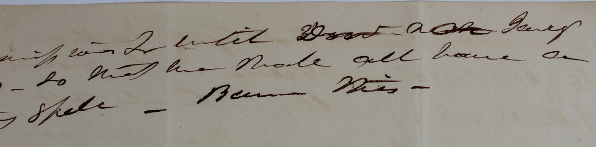 Martin Van Buren Signed 9.75x15.75 1828 2 Page Handwritten Letter BAS #AB77794