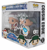 Chevy Chase & Randy Quaid Christmas Vacation Signed Funko Pop Vinyl Figure BAS W