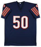 Mike Singletary "HOF 98" Authentic Signed Navy Blue Pro Style Jersey JSA Witness