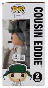 Chevy Chase & Randy Quaid Christmas Vacation Signed Funko Pop Vinyl Figure BAS W