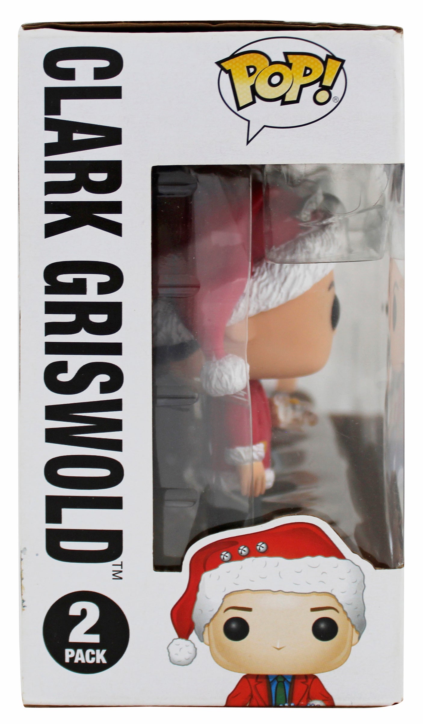 Chevy Chase & Randy Quaid Christmas Vacation Signed Funko Pop Vinyl Figure BAS W