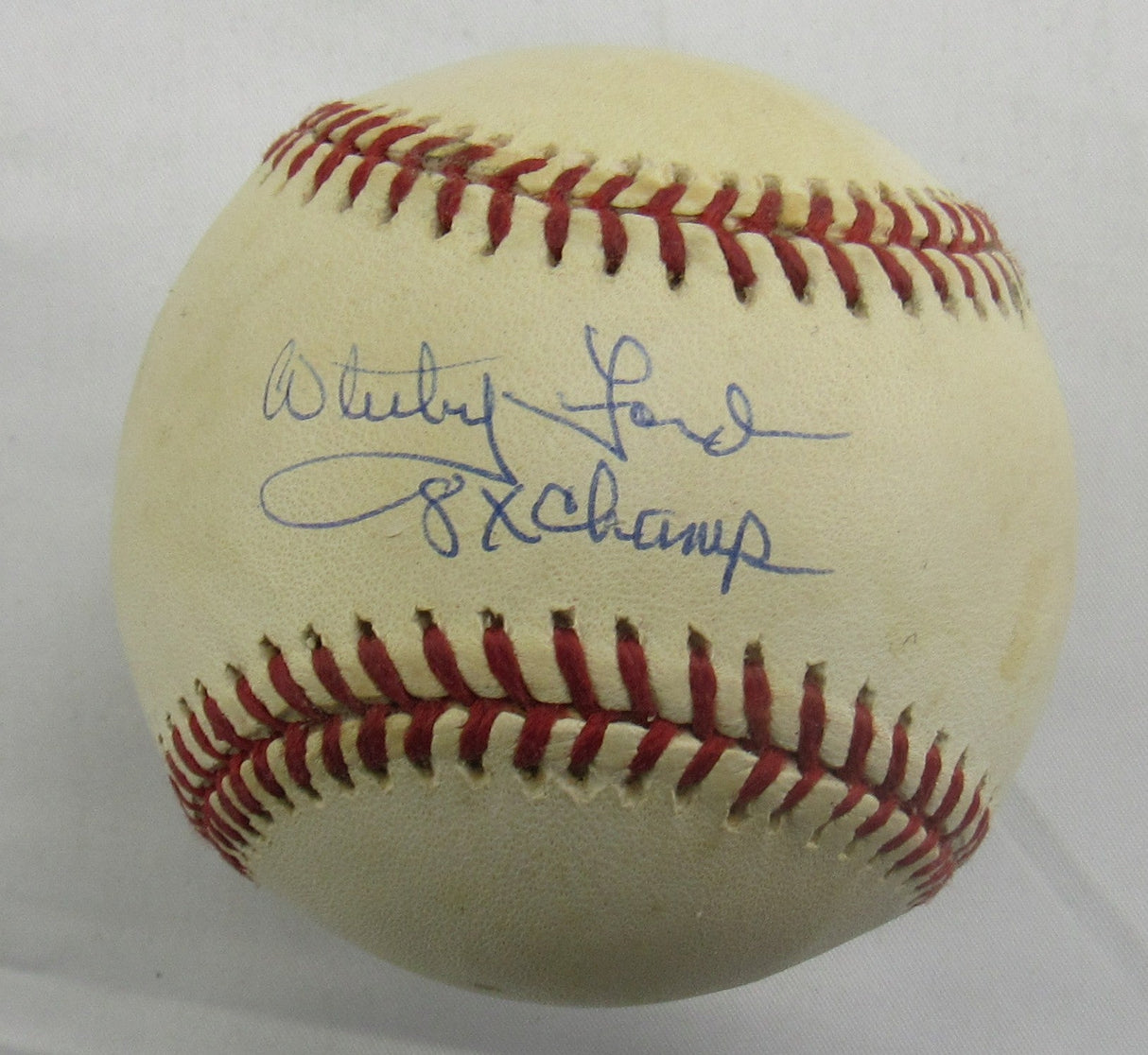 Whitey Ford Signed Rawlings Baseball JSA CN60130