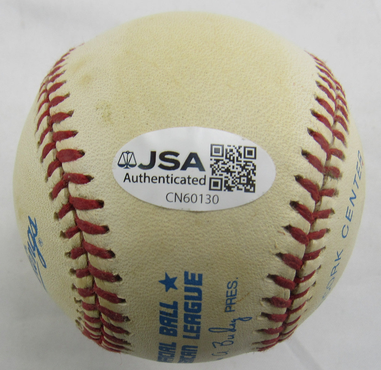 Whitey Ford Signed Rawlings Baseball JSA CN60130
