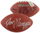 Jets Joe Namath Authentic Signed Official Wilson Nfl Football BAS #BH44854