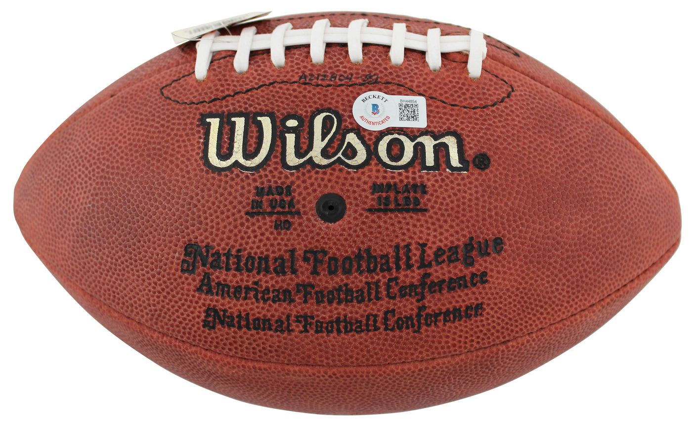 Jets Joe Namath Authentic Signed Official Wilson Nfl Football BAS #BH44854