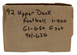 1992 Upper Deck National Football League Complete Trading Card Set w/ Gold Set