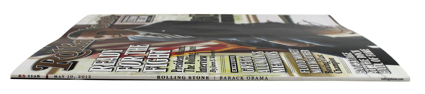 Barack Obama Authentic Signed May 10, 2012 Rolling Stone Magazine BAS #AB77888