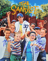 The Sandlot (6) Guiry, Leopardi, Adams +3 Signed 11x14 Photo BAS Witnessed 6