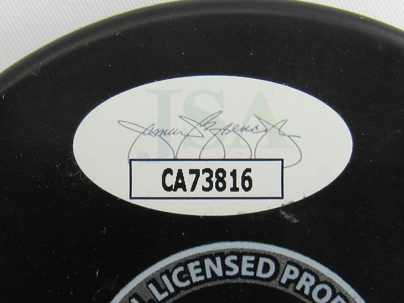 Brett Hull Signed Auto Autograph Blues Logo Hockey Puck w/ Insc JSA CA73816