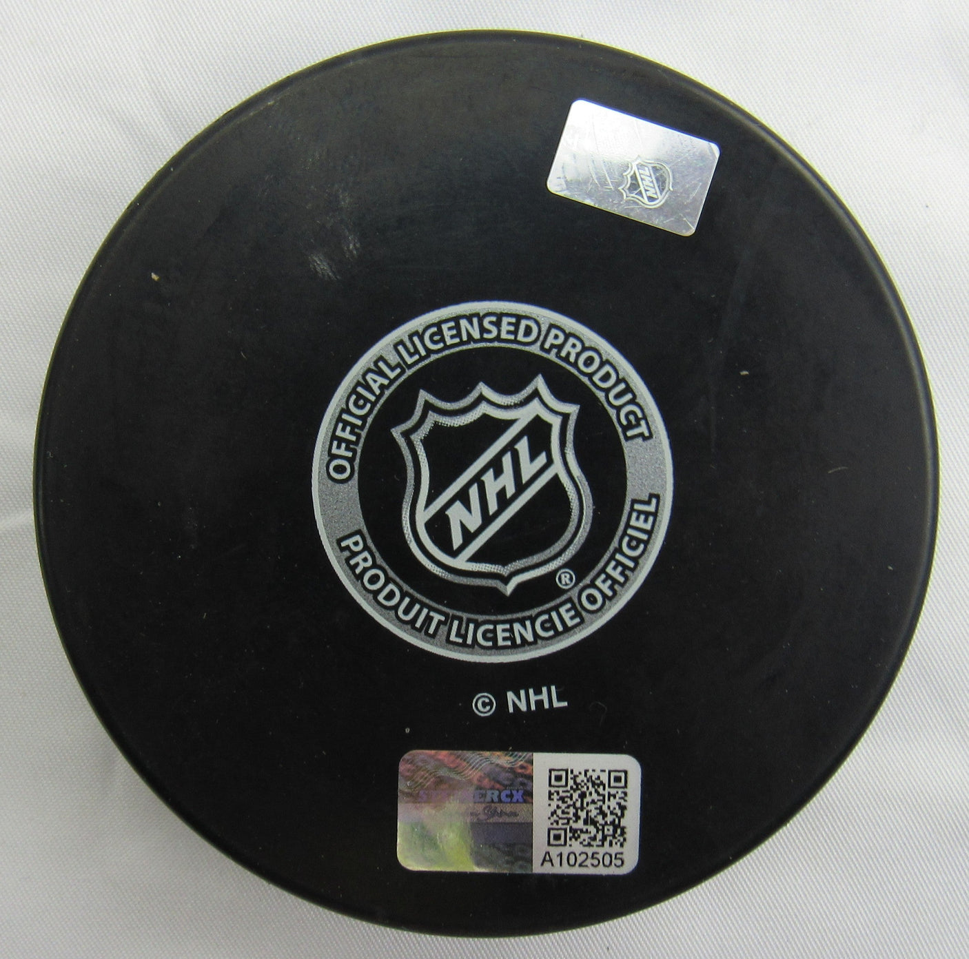 Mark Messier Signed Auto Autograph Rangers Logo Hockey Puck w/ Insc Steiner Hologram