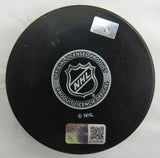 Mark Messier Signed Auto Autograph Rangers Logo Hockey Puck w/ Insc Steiner Hologram