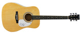Mick Jagger Rolling Stones Authentic Signed Natural Acoustic Guitar BAS #A11594
