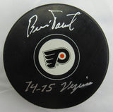 Bernie Parent Signed Auto Autograph Kings Logo Hockey Puck w/ Insc JSA WB421404
