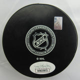 Bernie Parent Signed Auto Autograph Kings Logo Hockey Puck w/ Insc JSA WB421404