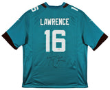 Jaguars Trevor Lawrence Authentic Signed Teal Nike Game Jersey Fanatics