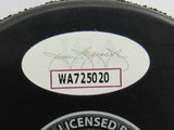 Adam Oates Signed Auto Autograph Bruins Logo Hockey Puck w/ Insc JSA WA725020