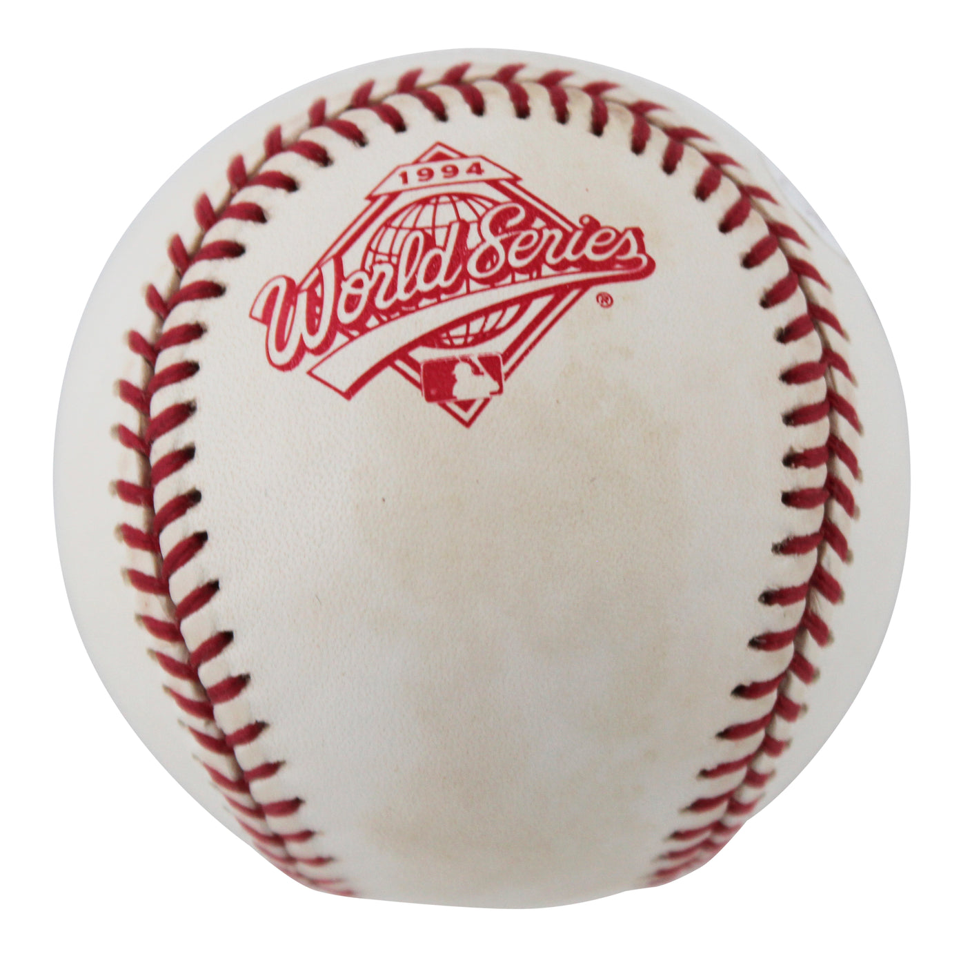 Muhammad Ali Cassius Clay Signed 1994 World Series Logo Baseball JSA #B78006