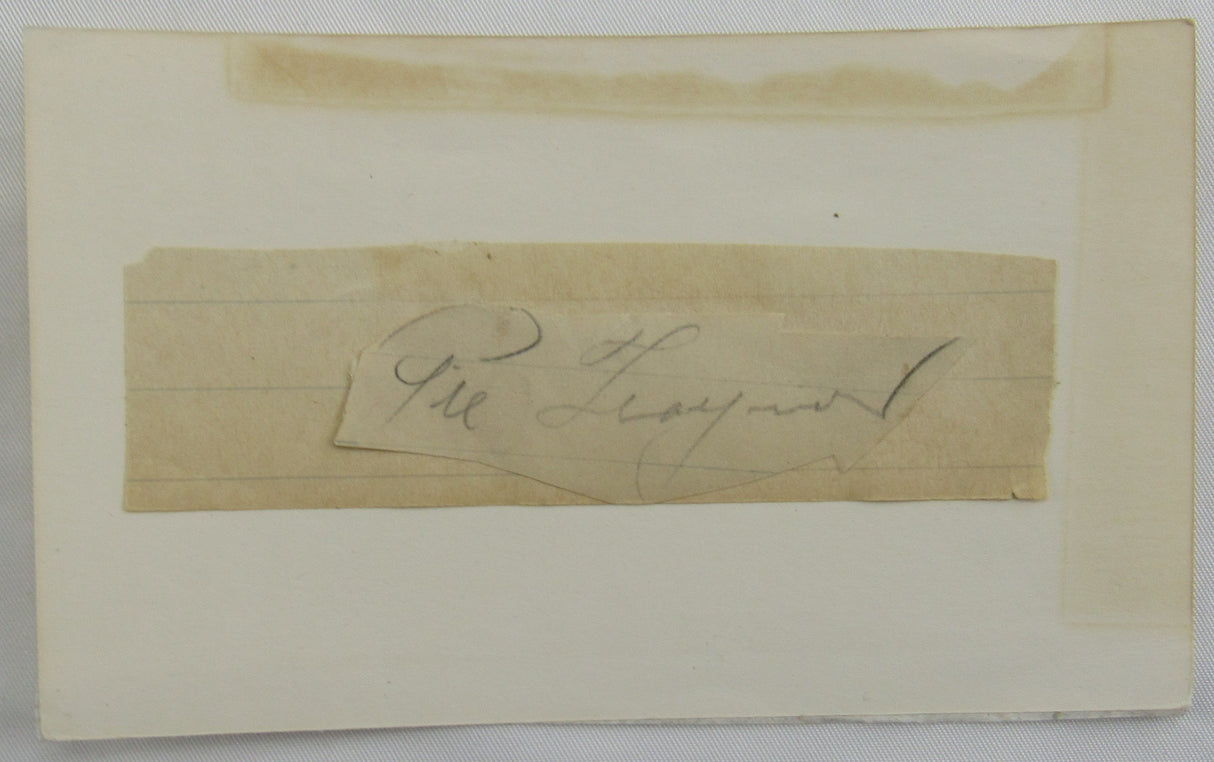 Pie Traynor Signed Auto Newspaper Photograph JSA LOA ZZ71858