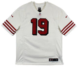 49ers Deebo Samuel Signed White Nike Game Jersey w/ Dropshadow Fanatics