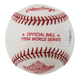 Muhammad Ali Cassius Clay Signed 1994 World Series Logo Baseball JSA #B78006