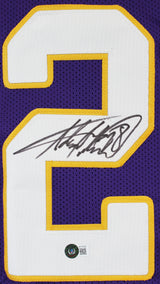 Adrian Peterson Authentic Signed Purple Pro Style Jersey Signed on #2 BAS Wit