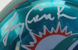 Larry Csonka Signed Auto Autograph Replica Dolphins Mini Helmet PSA COA