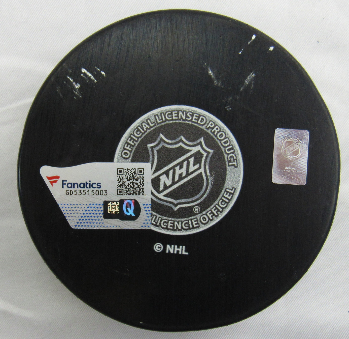 Mark Messier Signed Auto Autograph Rangers Logo Hockey Puck w/ Insc Fanatics Hologram