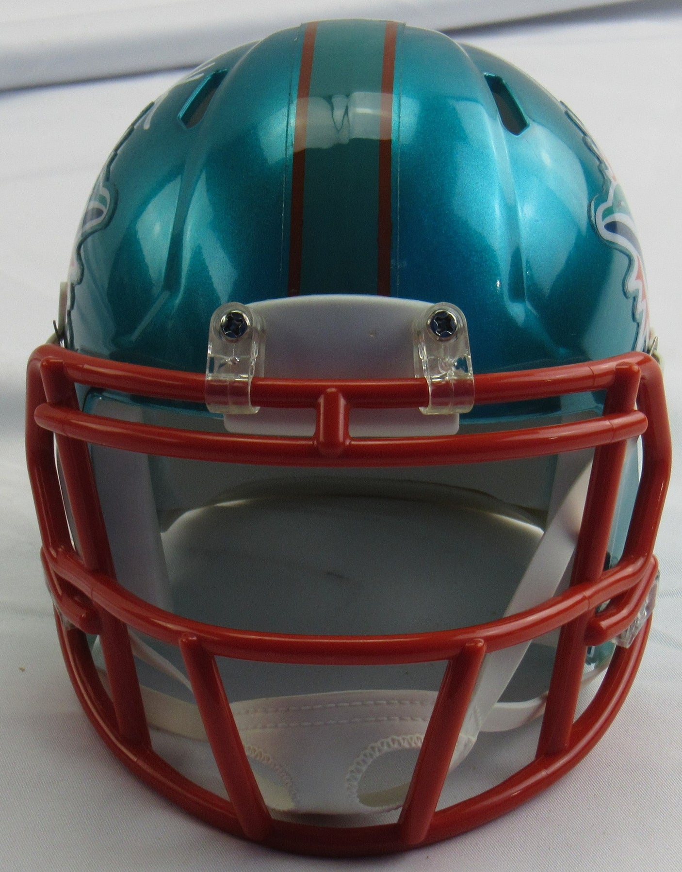 Larry Csonka Signed Auto Autograph Replica Dolphins Mini Helmet PSA COA