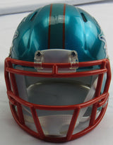 Larry Csonka Signed Auto Autograph Replica Dolphins Mini Helmet PSA COA