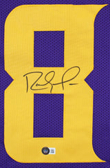 Randy Moss Authentic Signed Purple Color Rush Pro Style Jersey BAS Witnessed