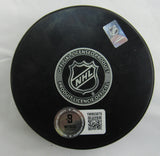 Jeremy Roenick Signed Auto Autograph Blackhawks Logo Hockey Puck w/ Insc Beckett Hologram