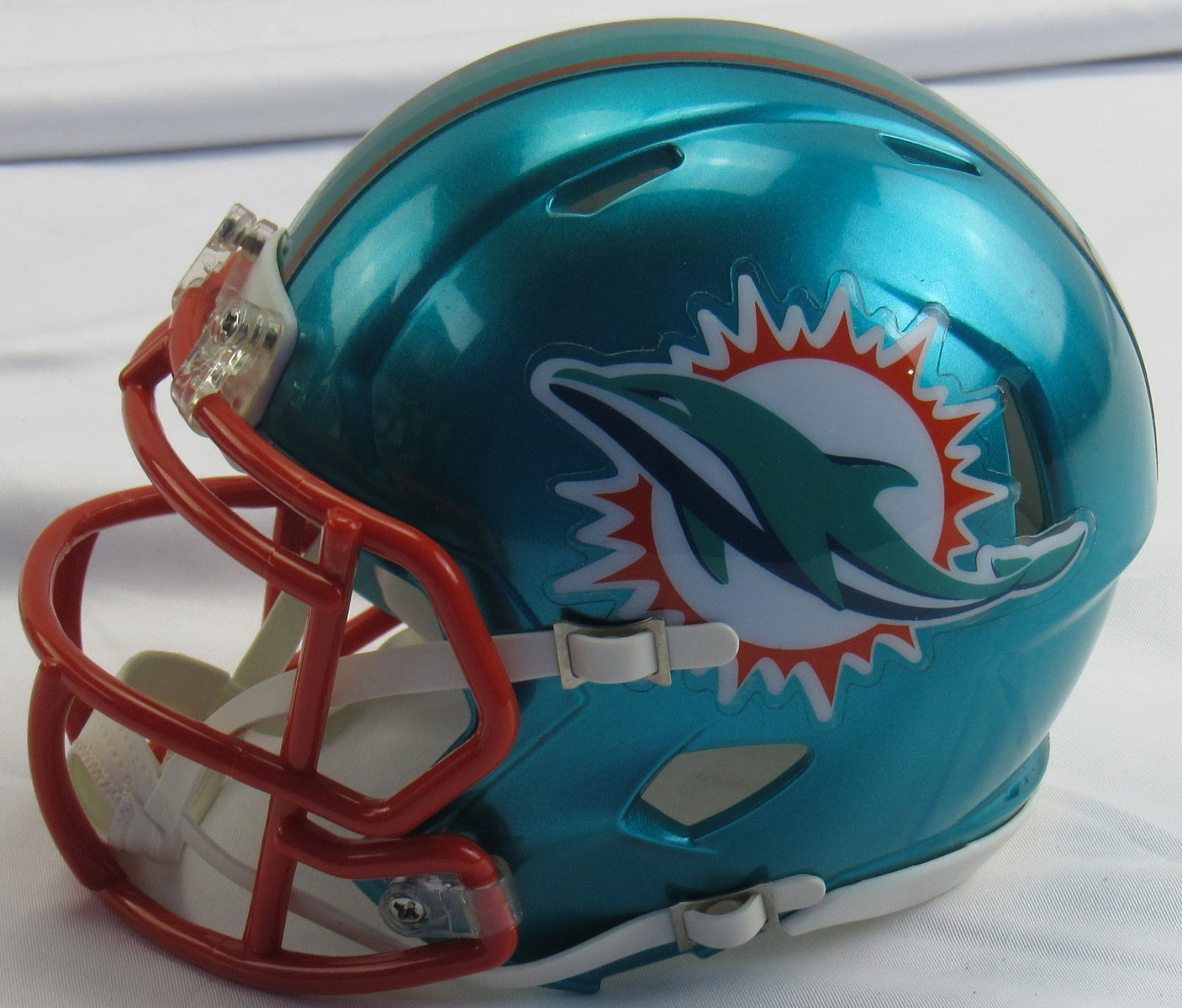 Larry Csonka Signed Auto Autograph Replica Dolphins Mini Helmet PSA COA
