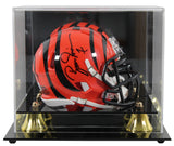 Bengals Boomer Esiason Authentic Signed Speed Mini Helmet W/ Case BAS Witnessed
