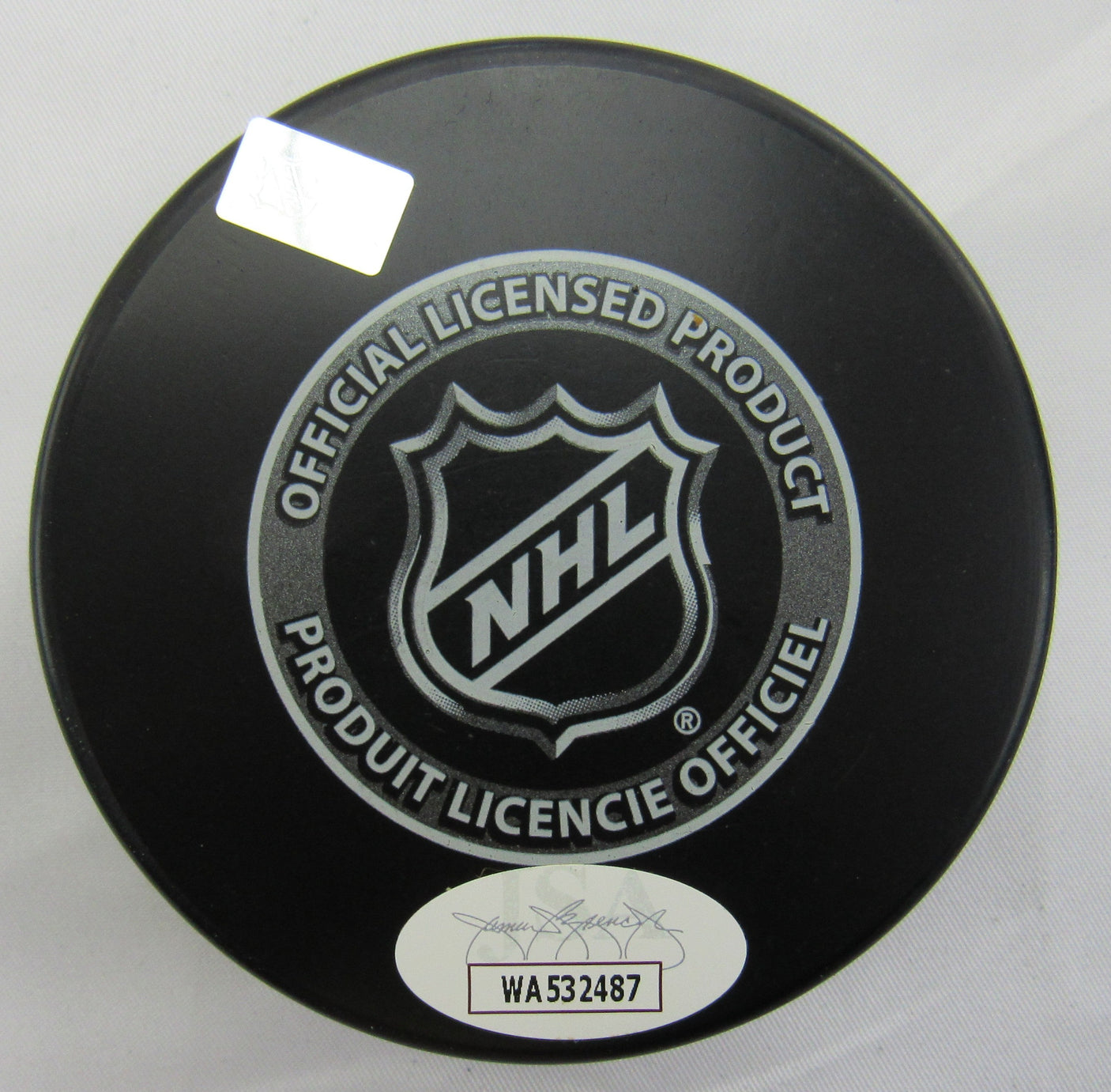 Billy Smith Signed Auto Autograph Islanders Logo Hockey Puck w/ Insc JSA WA532487