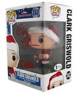 Chevy Chase Christmas Vacation Clark Signed Funko Pop Vinyl Figure BAS #WD24648