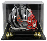 Bengals Boomer Esiason Signed Flash Speed Mini Helmet W/ Case BAS Witnessed