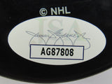 Mike Richter Signed Auto Autograph Rangers Logo Hockey Puck w/ Insc JSA AG87808