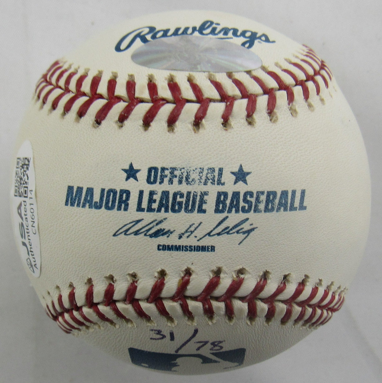 Willie Randolph Signed Auto Rawlings Baseball w/ Insc JSA CN60114