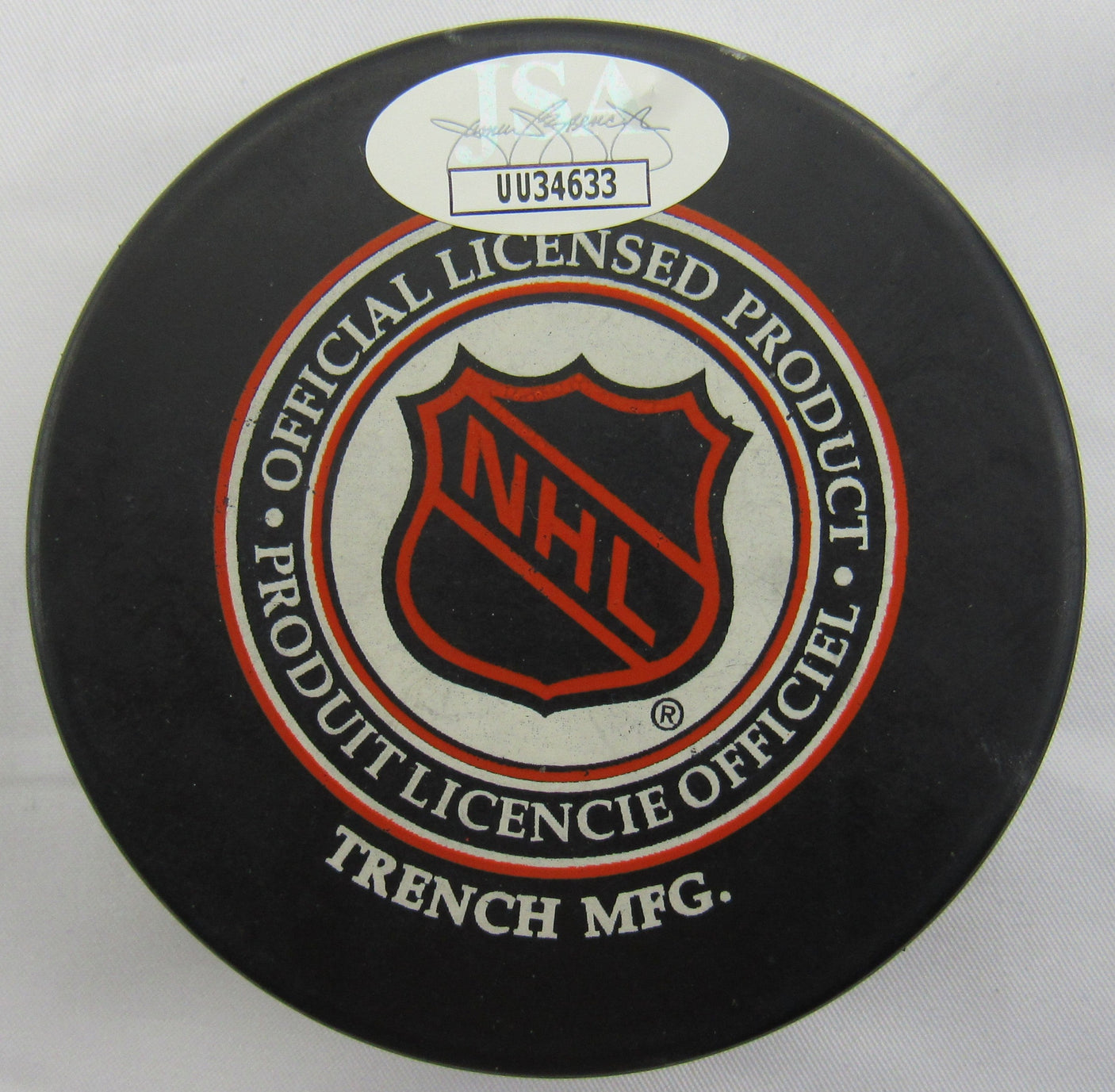 Clark Gillies Signed Auto Autograph Islanders Logo Hockey Puck w/ Insc JSA UU34633